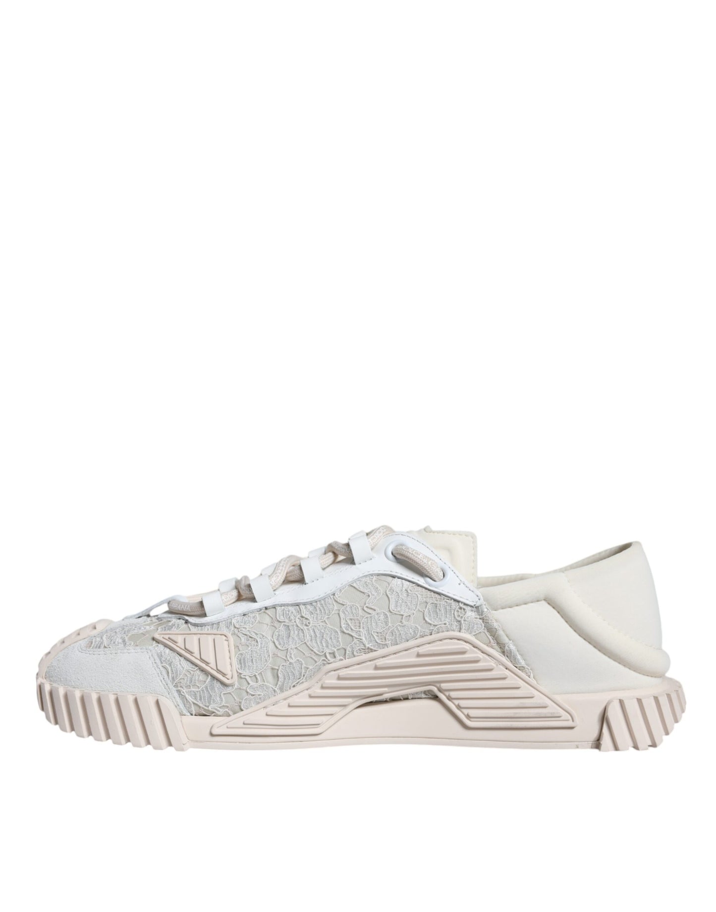 Dolce &amp; Gabbana White Lace NS1 Low Top -lenkkarit urheilukengät