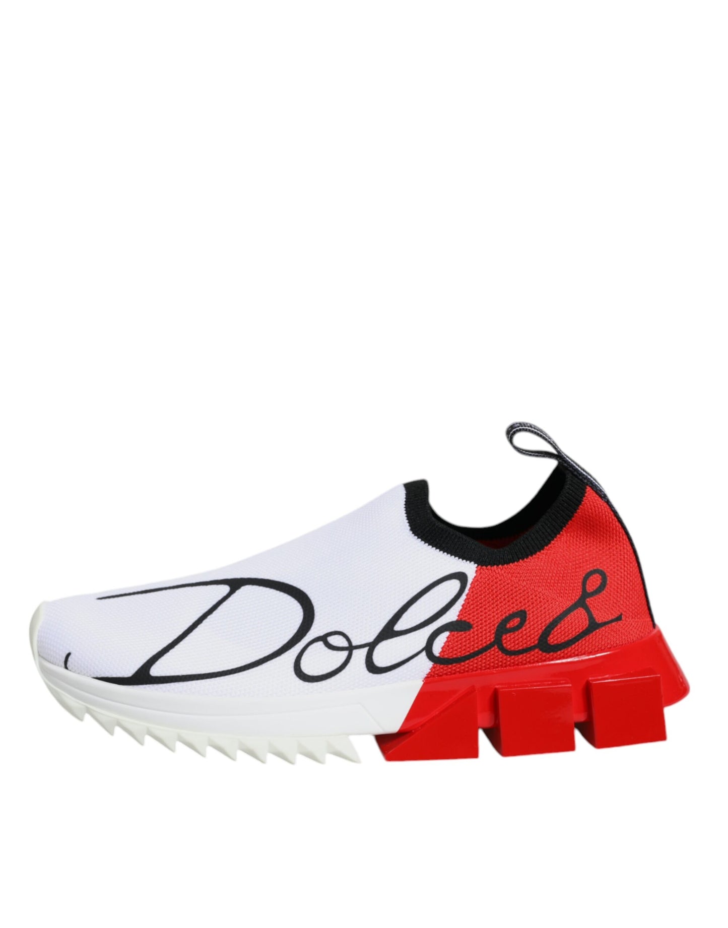 Dolce &amp; Gabbana White Red Low Top Sorrento Miesten lenkkarit