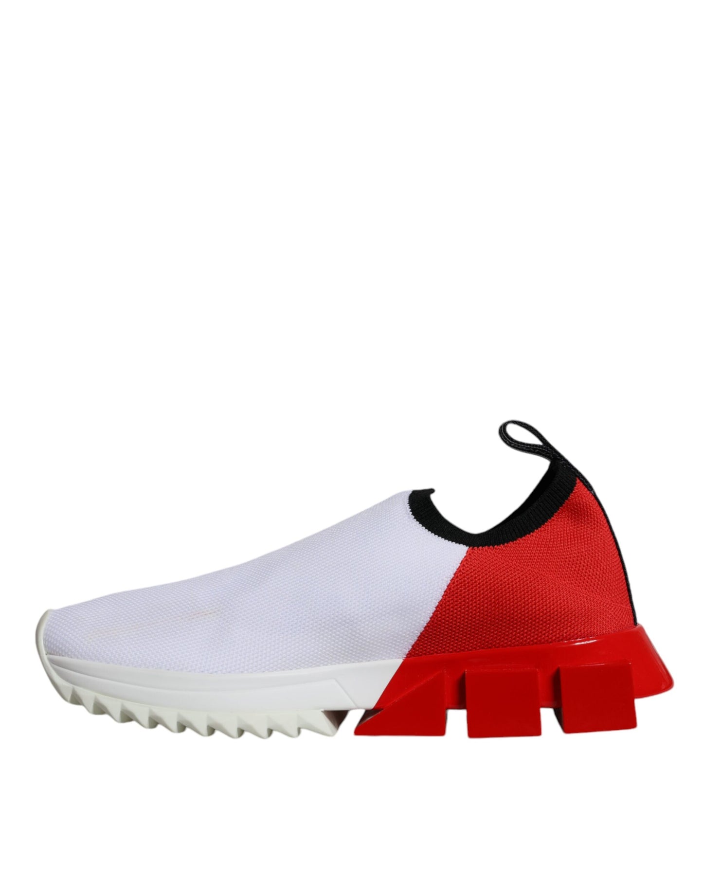 Dolce &amp; Gabbana White Red Low Top Sorrento Miesten lenkkarit