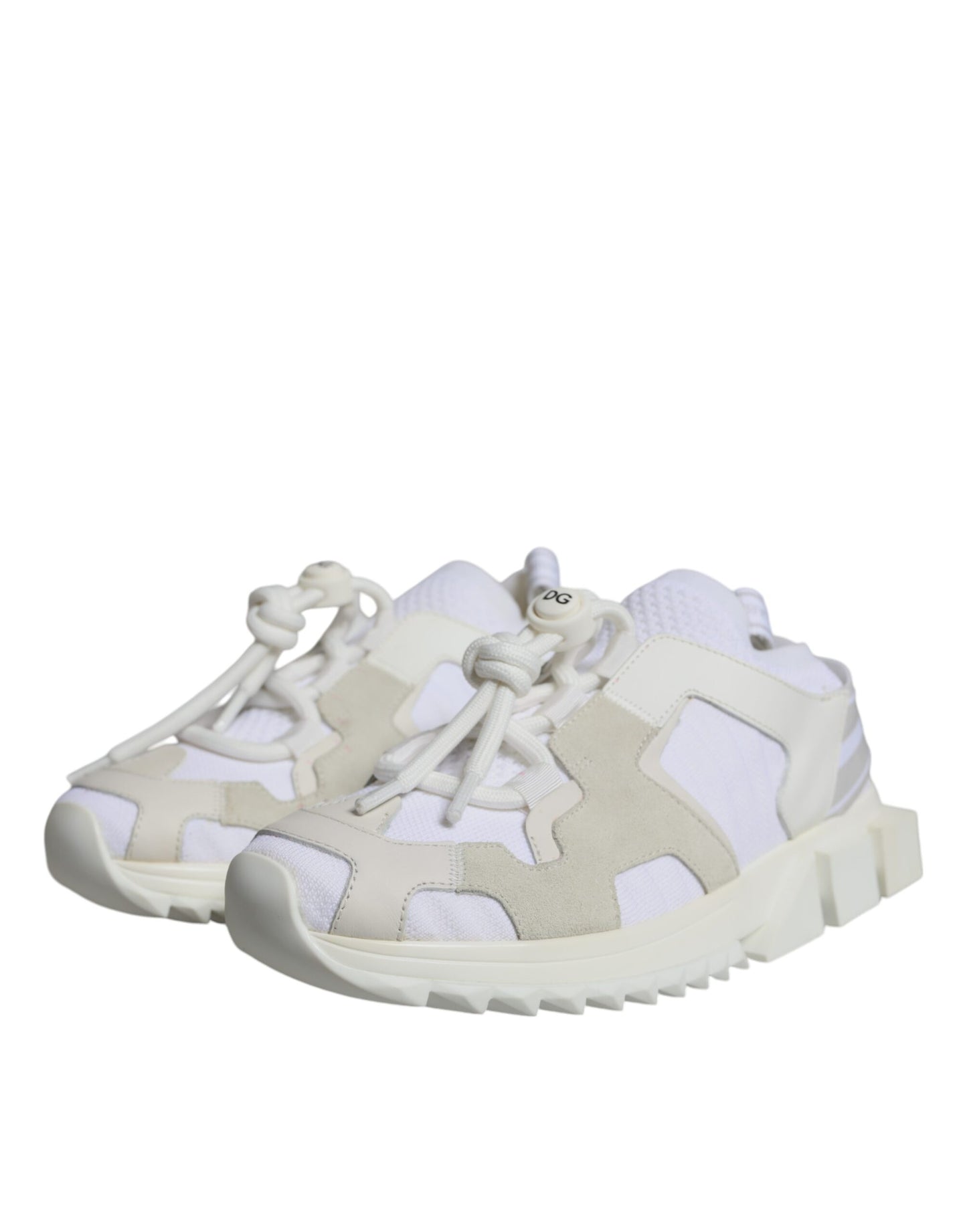 Dolce &amp; Gabbana White Mesh Sorrento Trekking Sneakers -kengät