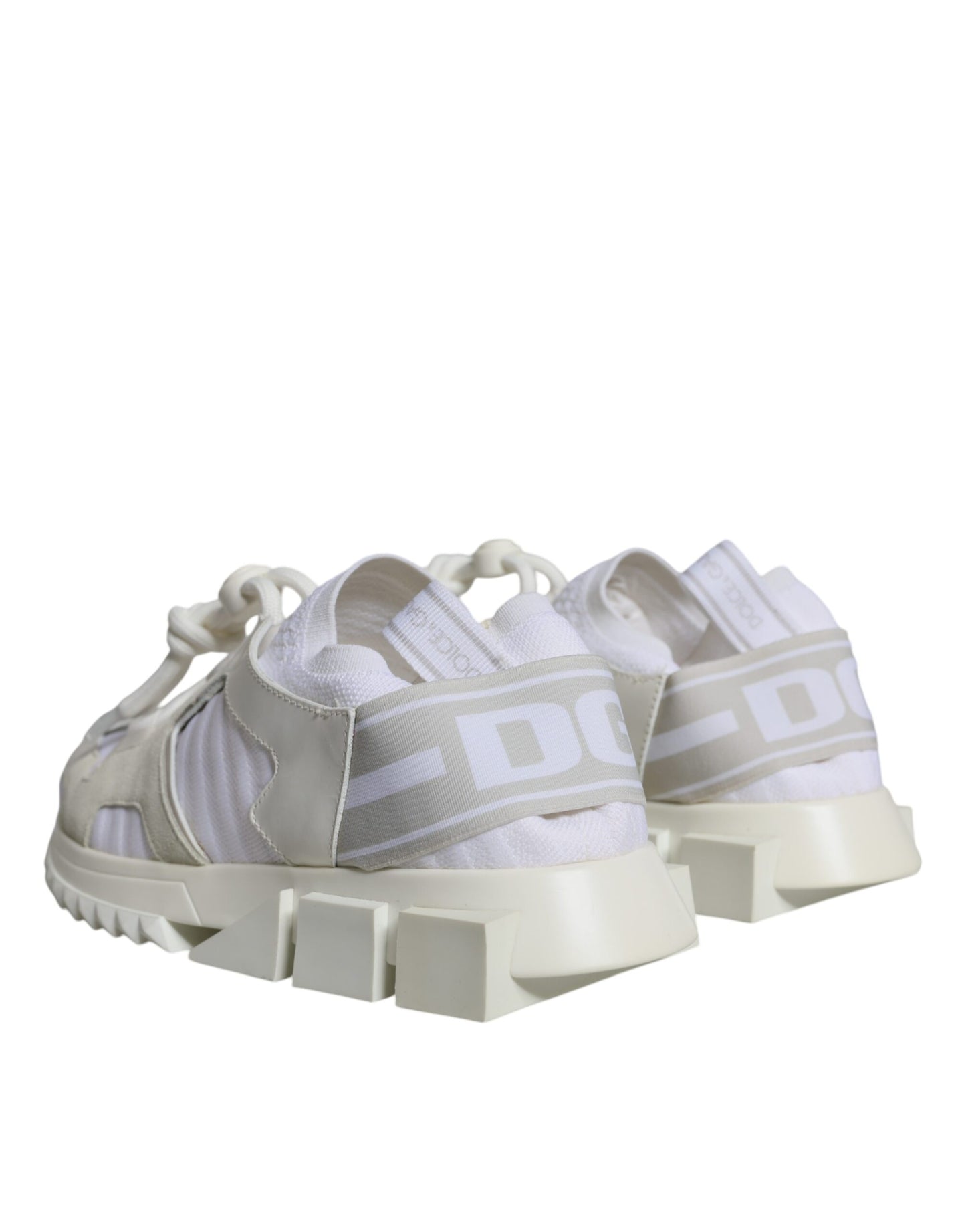 Dolce &amp; Gabbana White Mesh Sorrento Trekking Sneakers -kengät