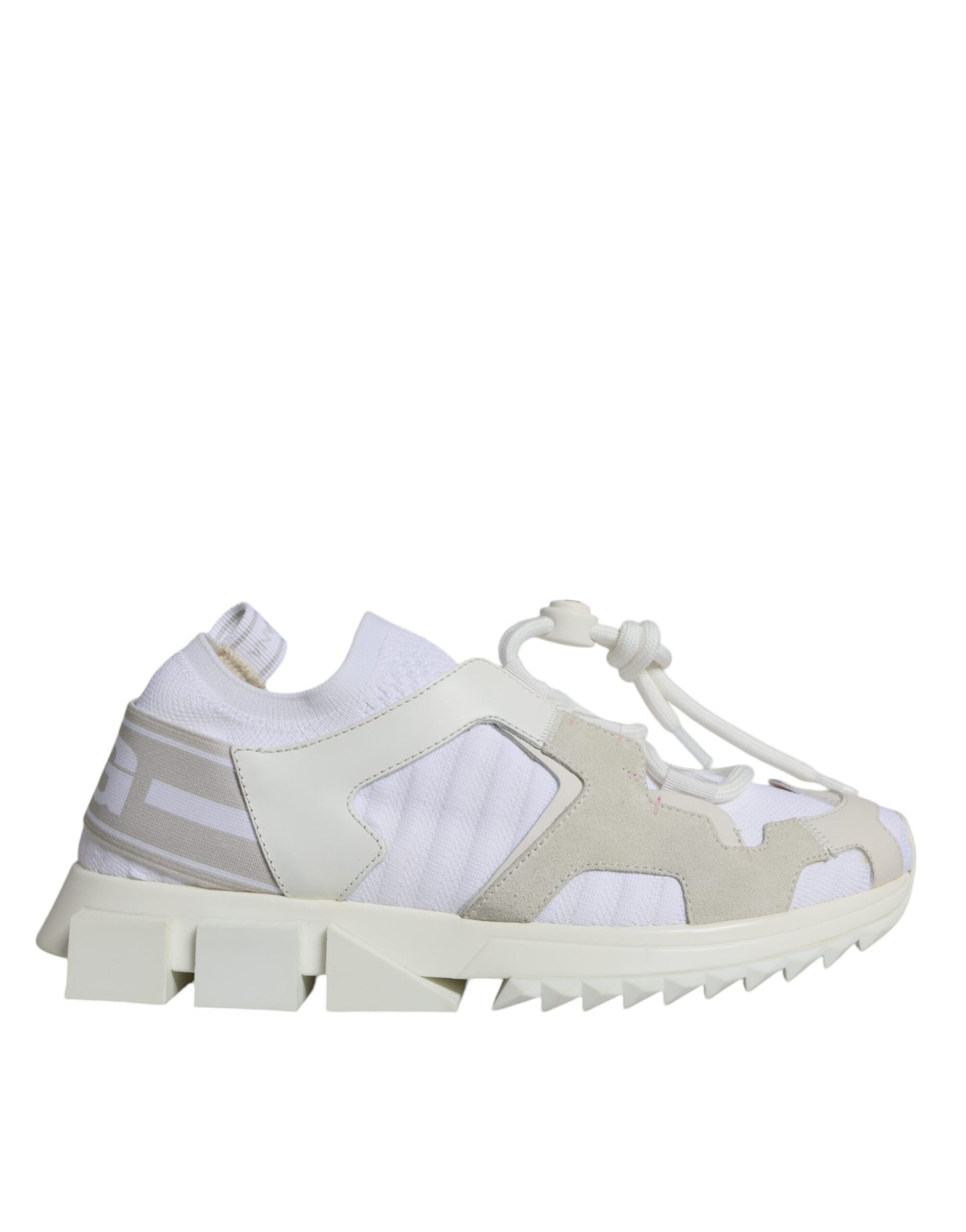 Dolce &amp; Gabbana White Mesh Sorrento Trekking Sneakers -kengät