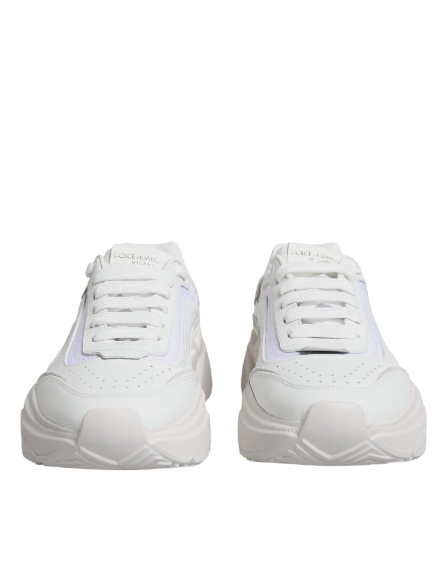 Dolce &amp; Gabbana White Daymaster Low Top Sneakers Shoes