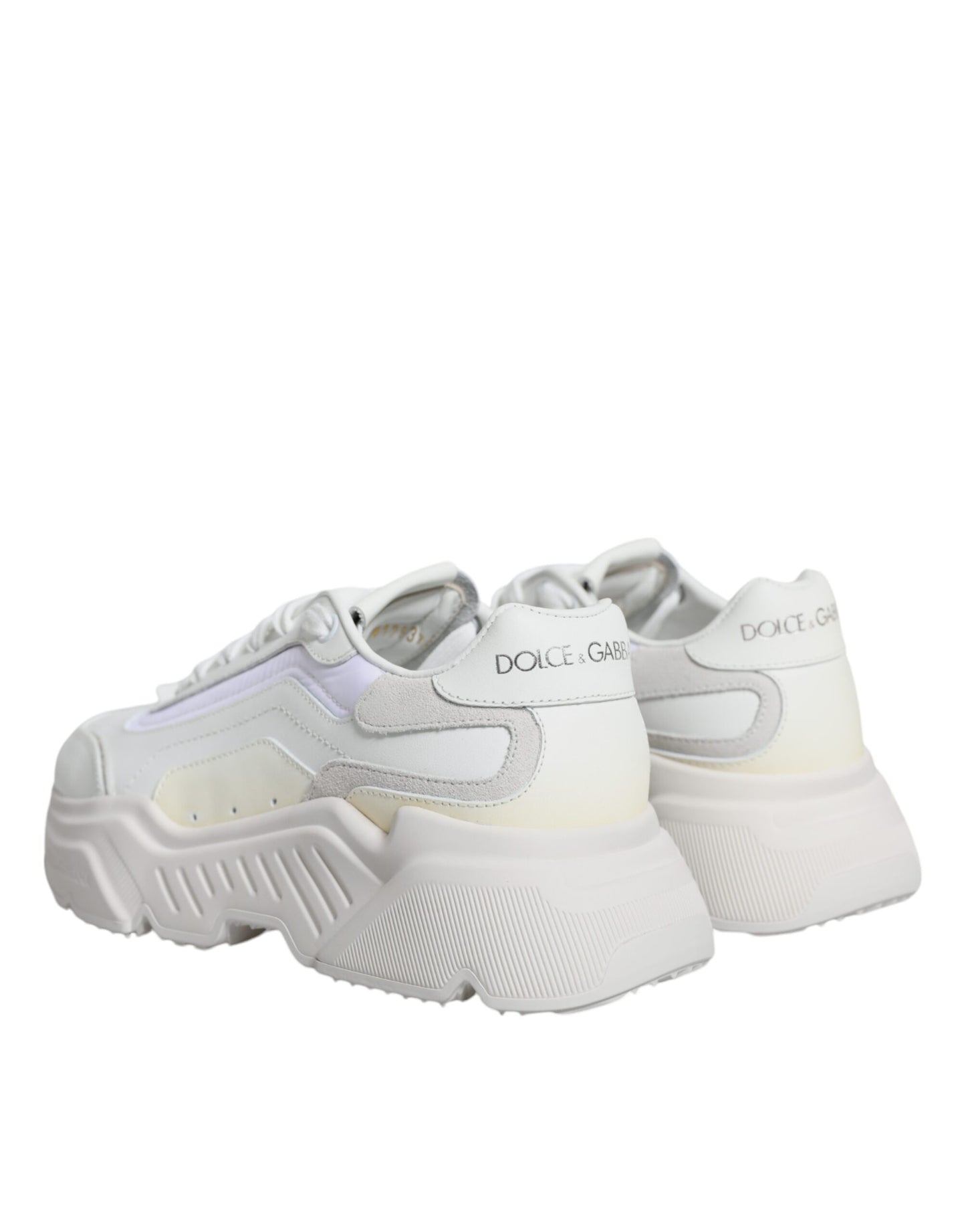 Dolce &amp; Gabbana White Daymaster Low Top Sneakers Shoes