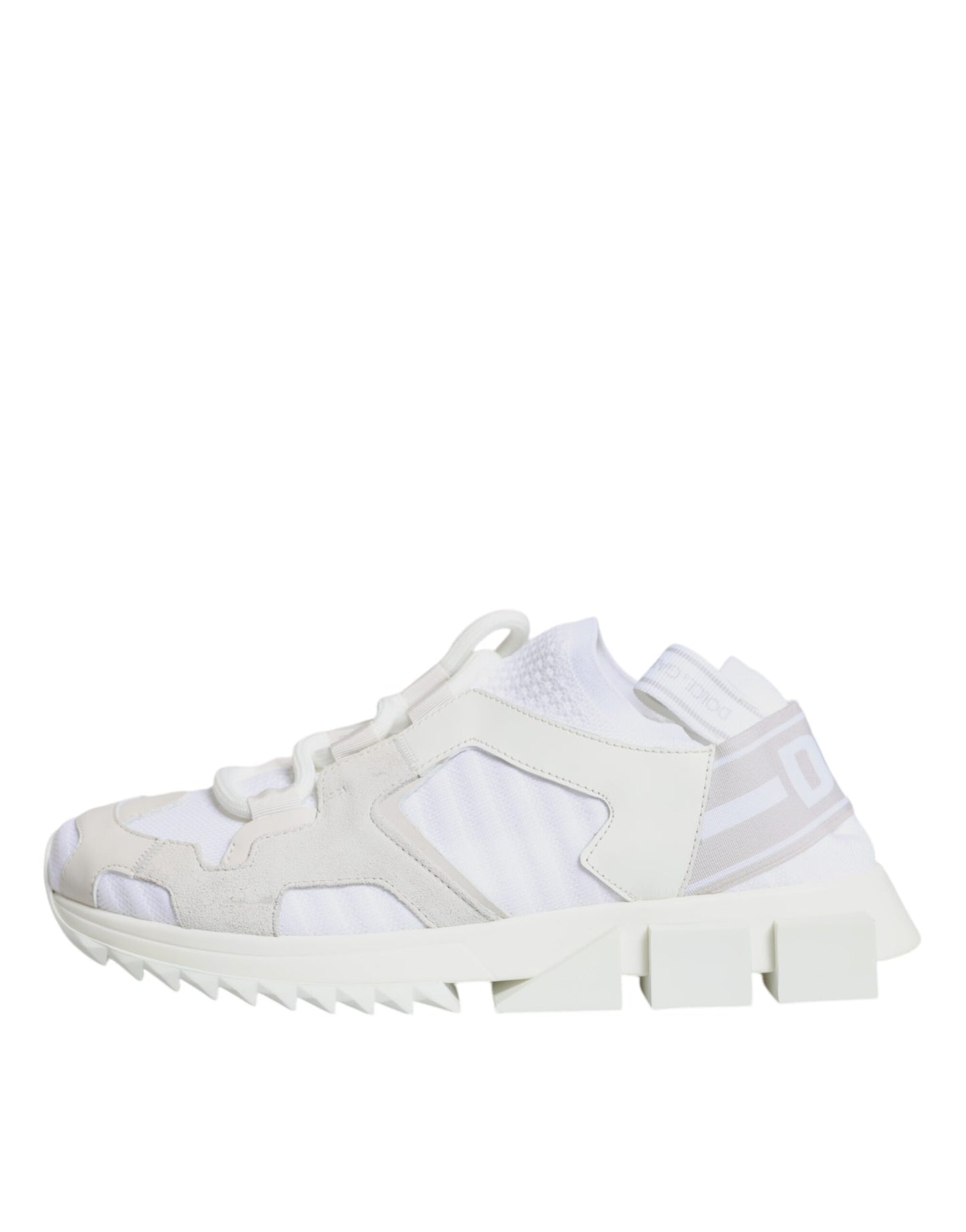 Dolce &amp; Gabbana White Mesh Sorrento Trekking Sneakers Shoes