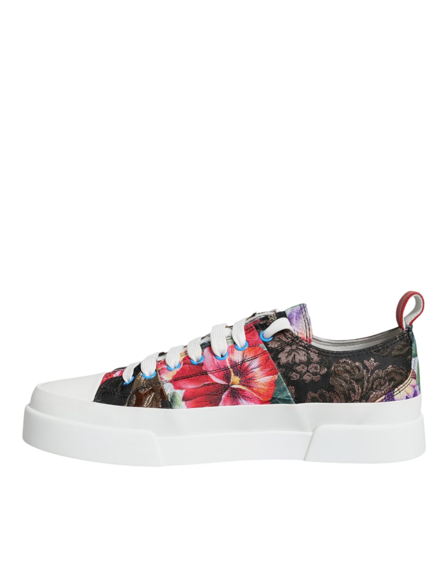 Dolce &amp; Gabbana Multicolor Patchwork Low Top Sneakers Shoes