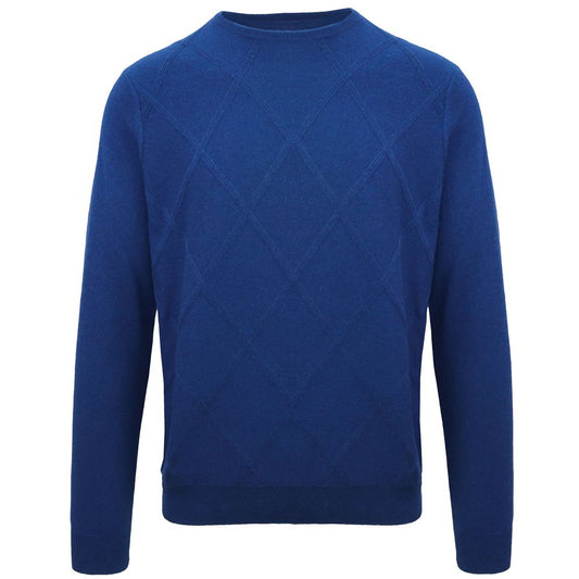 Malo Blauer Kaschmirpullover