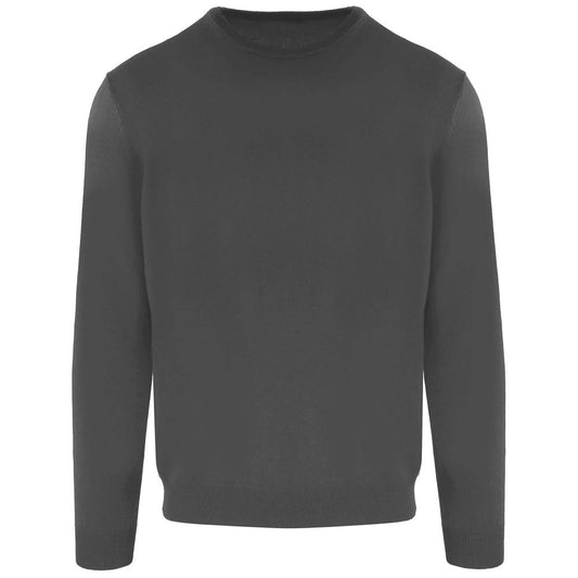 Malo Gray Wool Sweater for Men