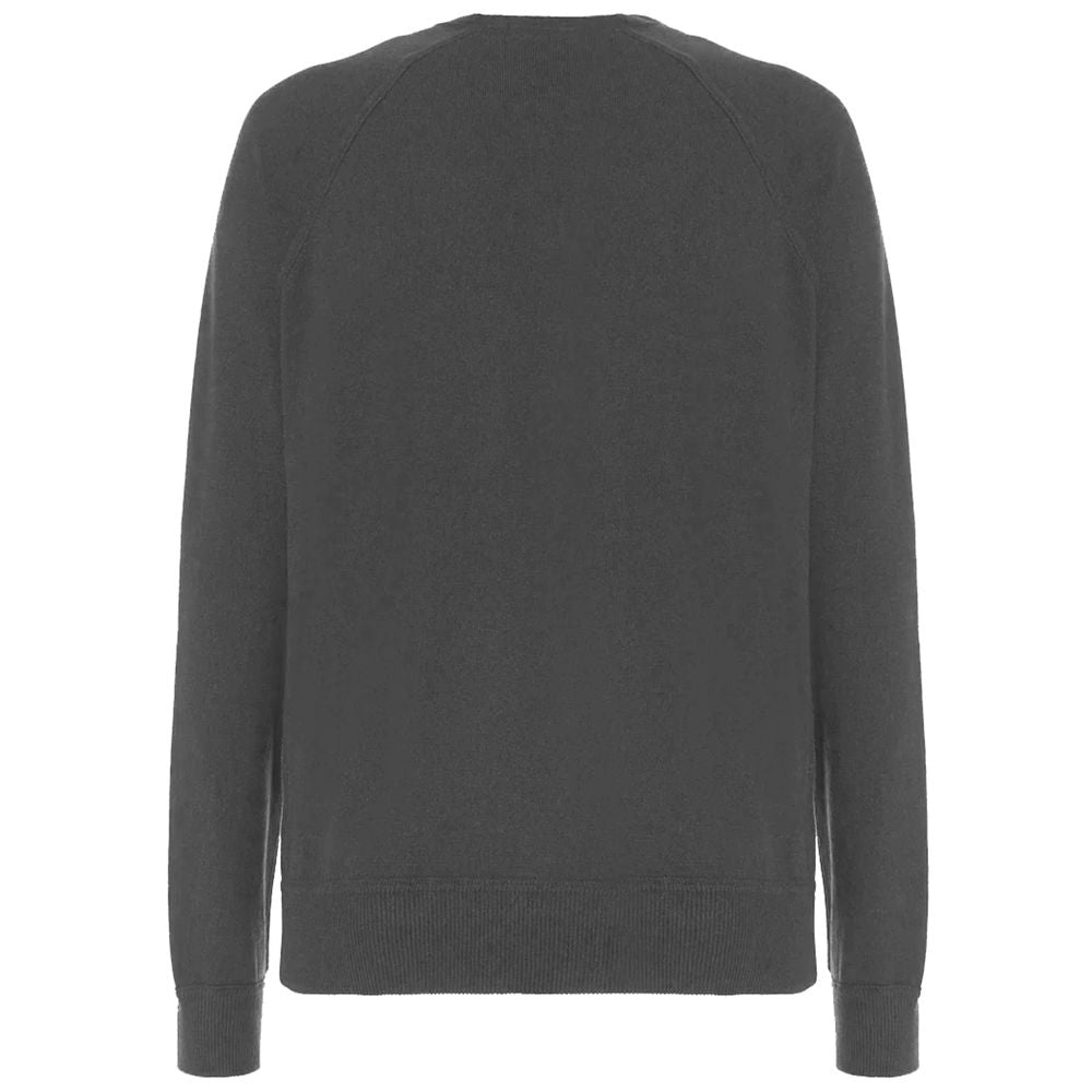 Malo Gray Wool Sweater for Men