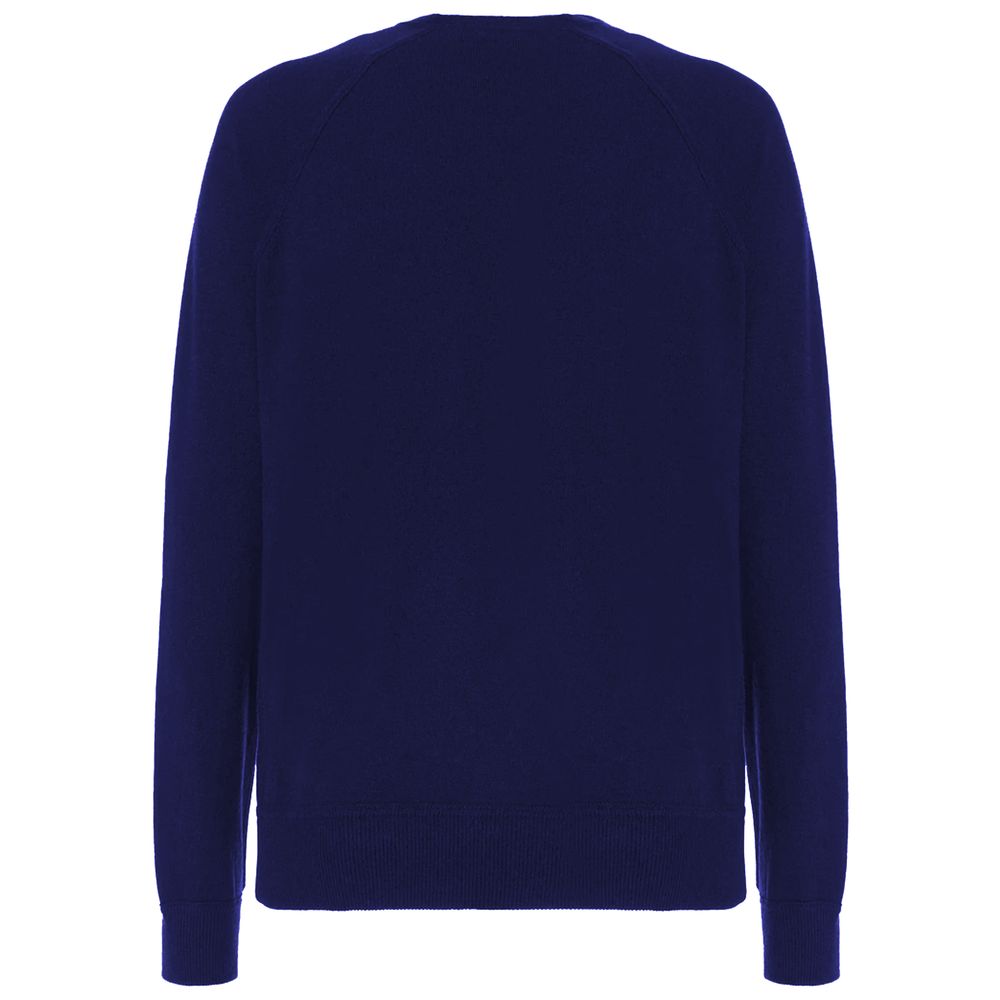 Malo Blue Wool Turtleneck Sweater for Men