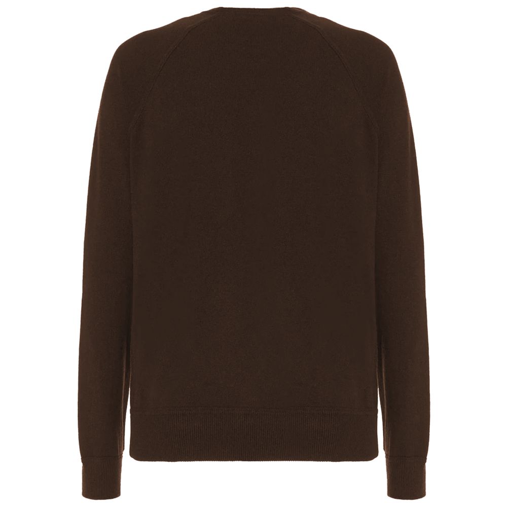 Malo Brown Wool Turtleneck Sweater for Men