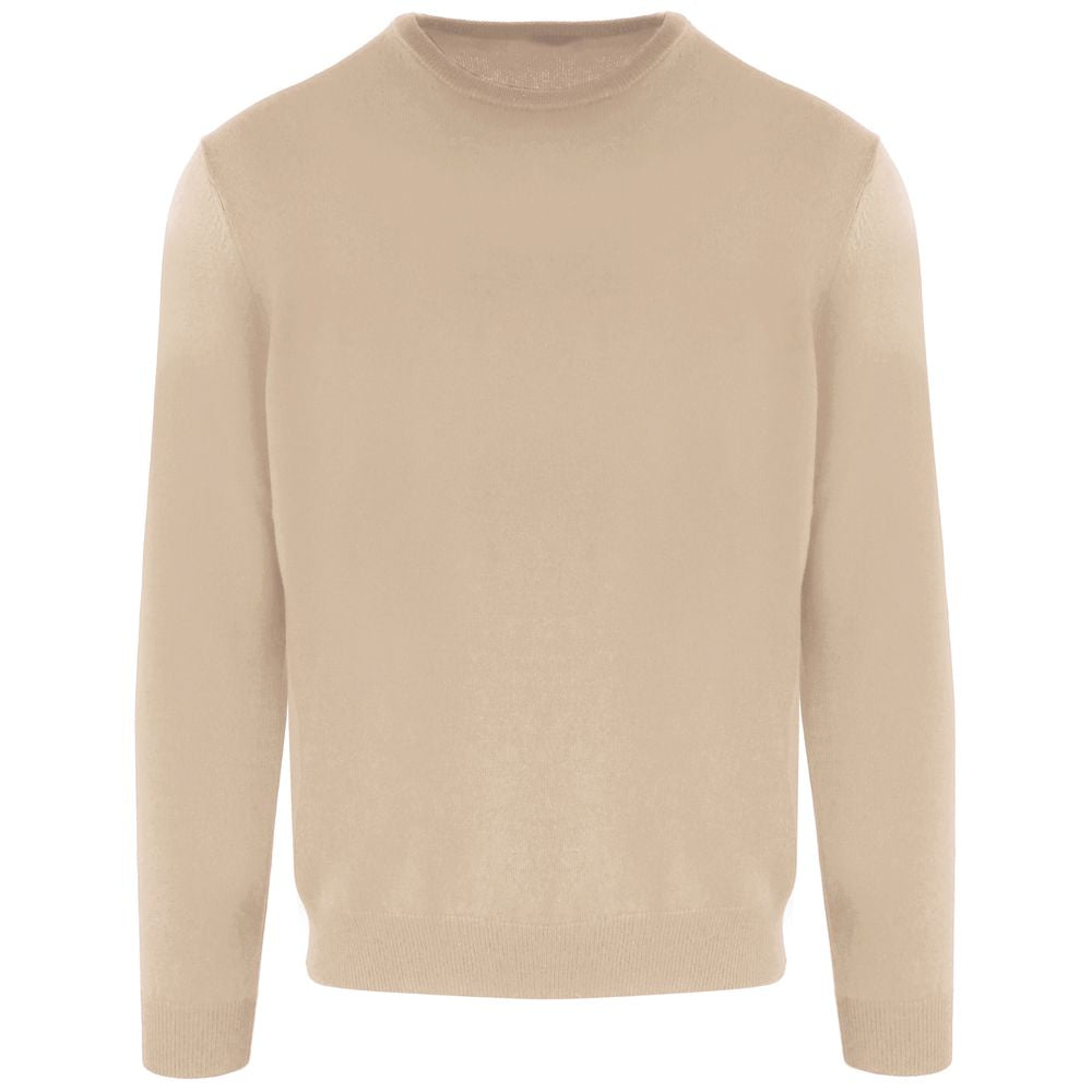 Malo men's wool sweater in beige