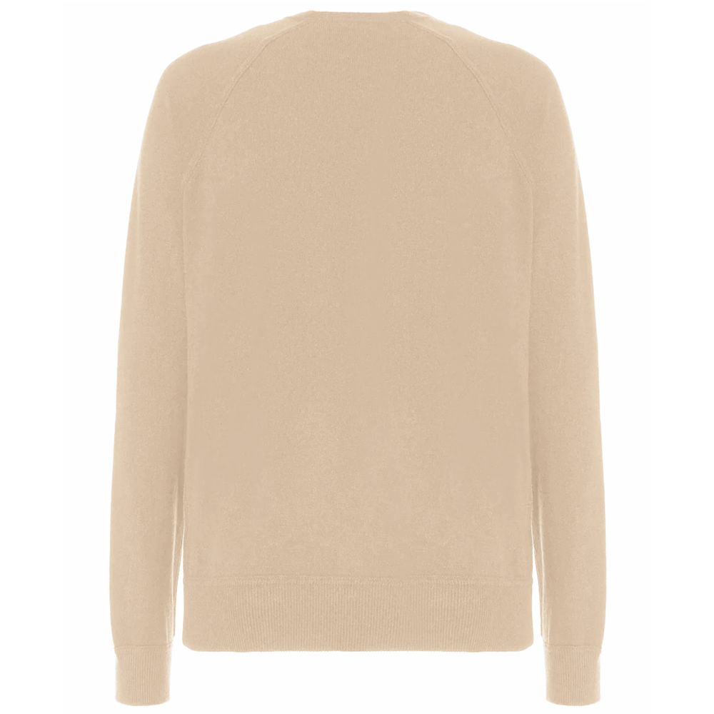 Malo men's wool sweater in beige