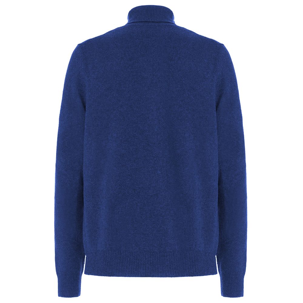 Malo Blue Wool Sweater for Men