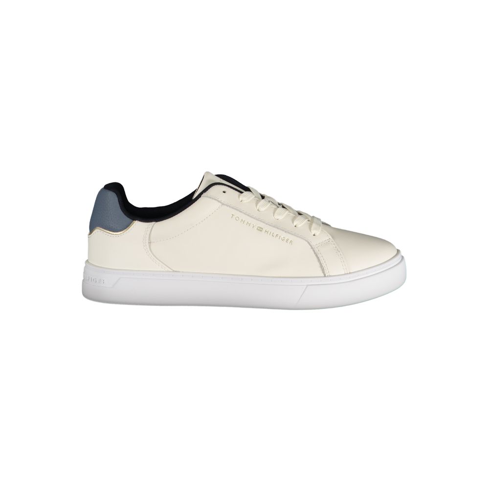 Tommy Hilfiger Beige Leder Damen Sneaker