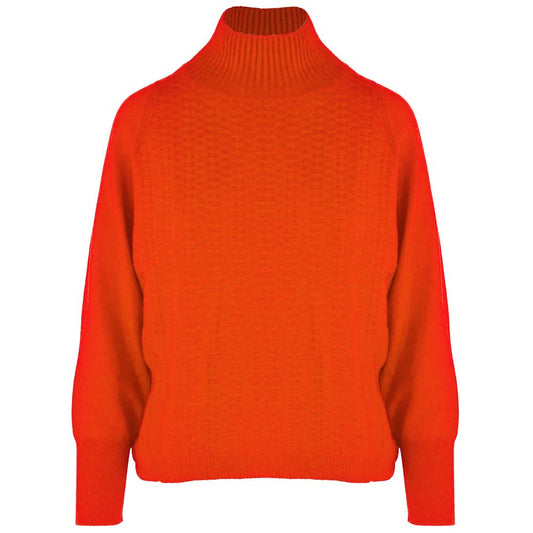 Malo Orangefarbener Kaschmirpullover