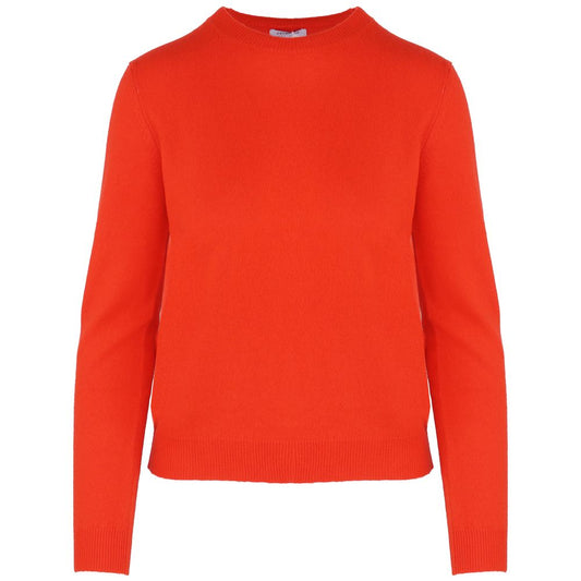 Malo Orangefarbener Kaschmirpullover für Frauen