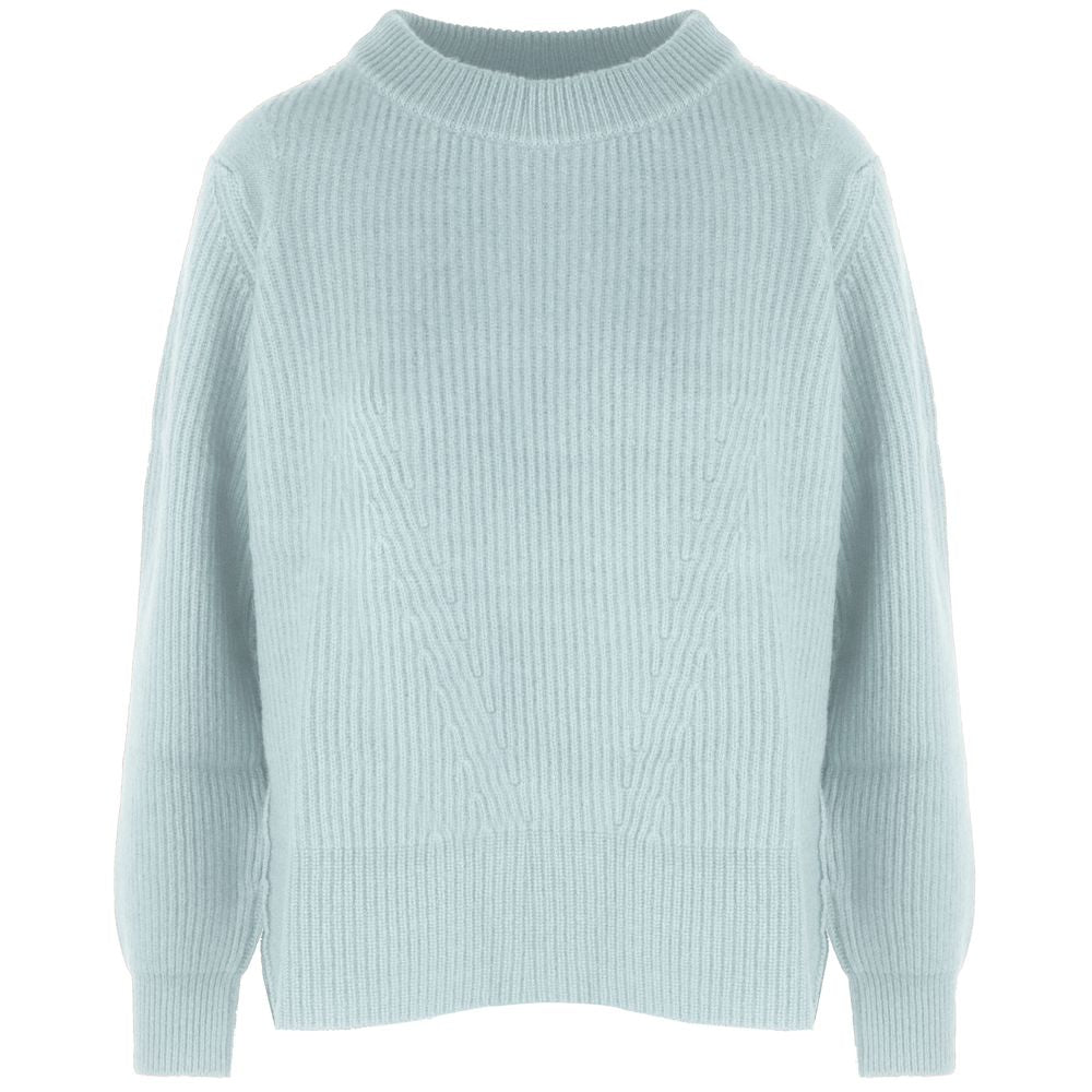 Malo Light Blue Cashmere Sweater for Women