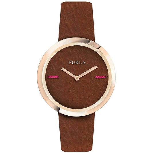 Furla Braune Lederuhr