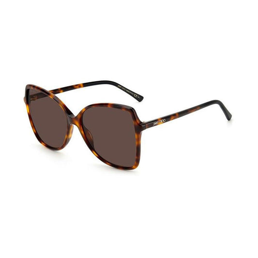 Jimmy Choo Brown Acetate Sunglasses