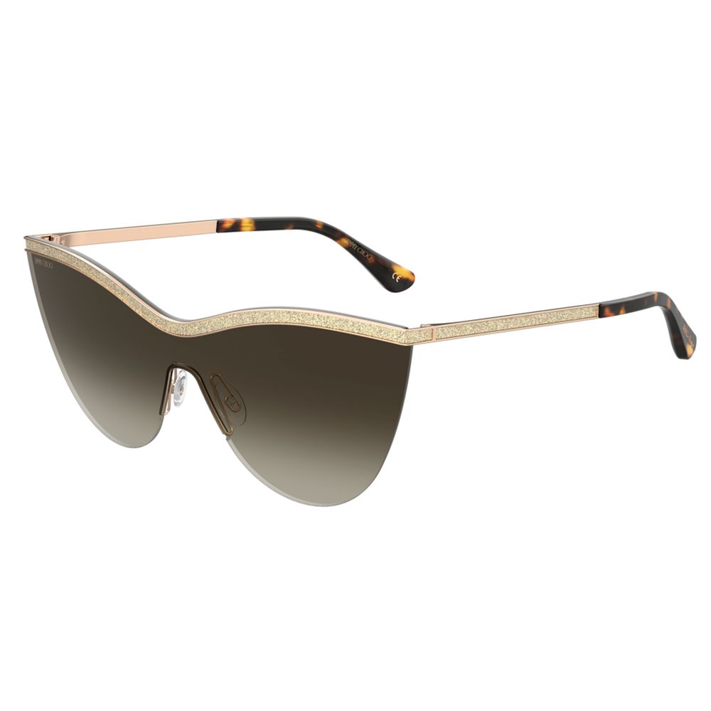 Jimmy Choo Goldene Metall-Sonnenbrille