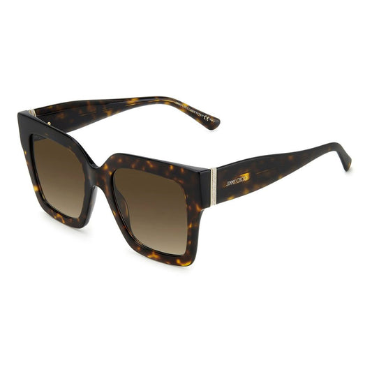 Jimmy Choo Brown Acetate aurinkolasit