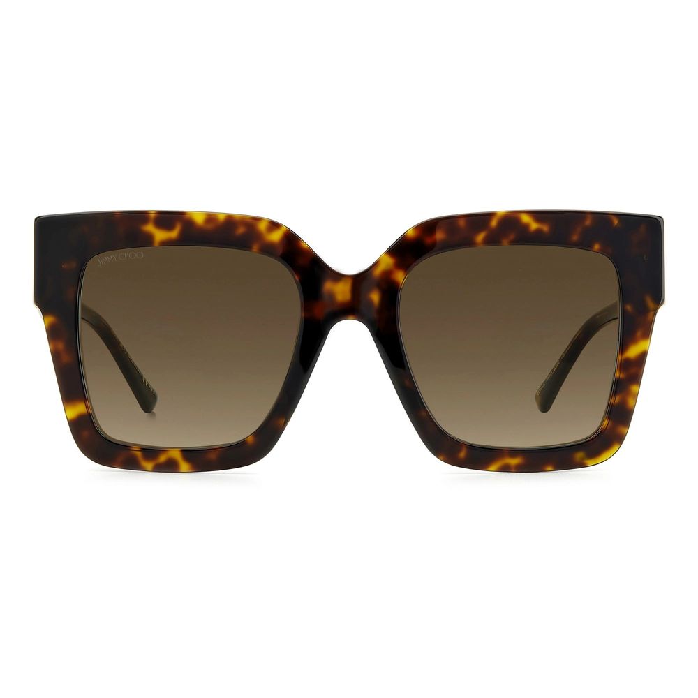 Jimmy Choo Brown Acetate aurinkolasit