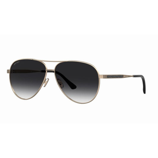 Jimmy Choo Goldene Metall-Sonnenbrille