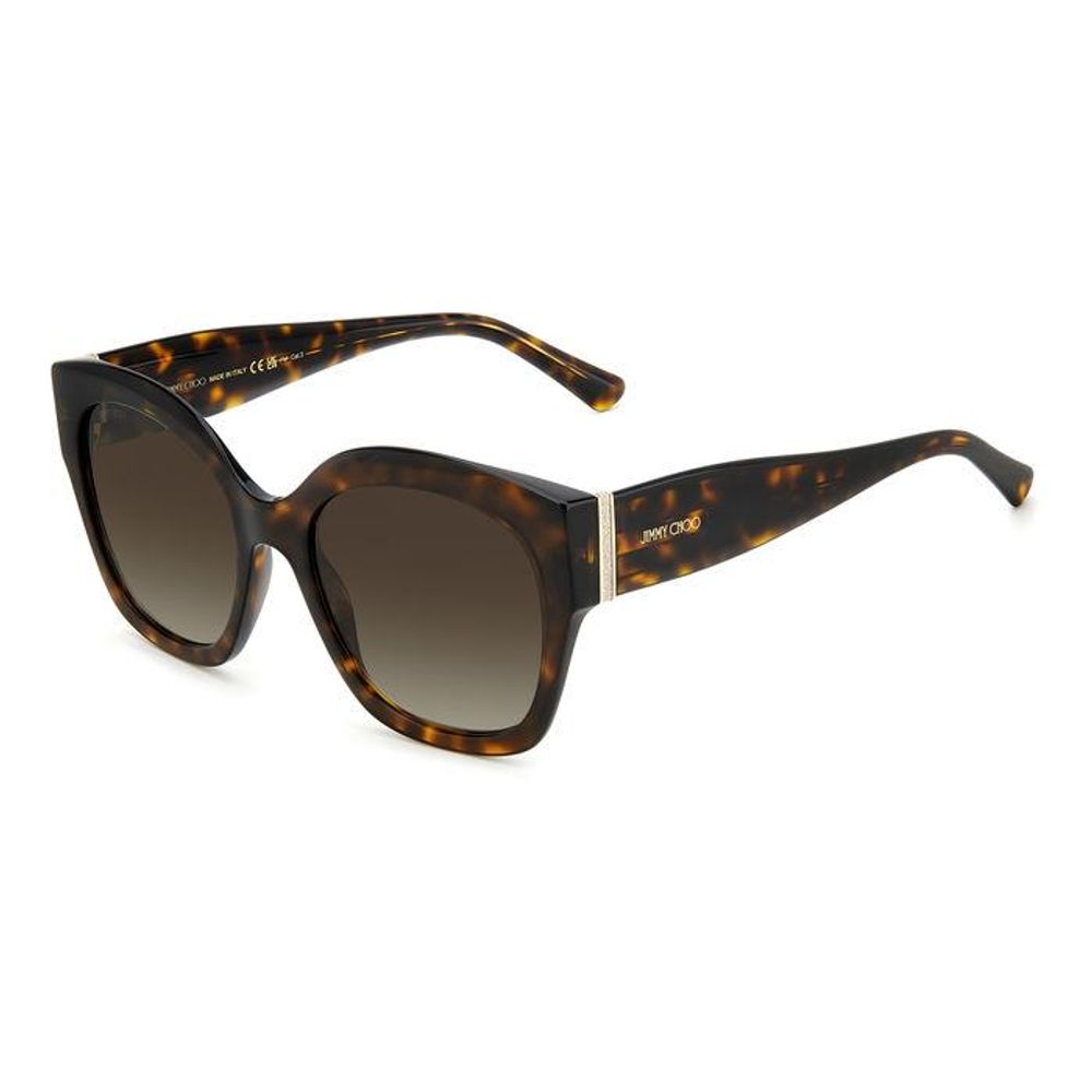 Jimmy Choo Brown Acetate aurinkolasit