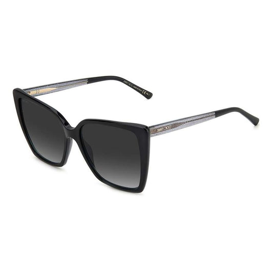 Jimmy Choo Schwarze Acetat-Sonnenbrille