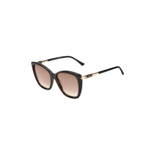 Jimmy Choo Braune Plastiksonnenbrille