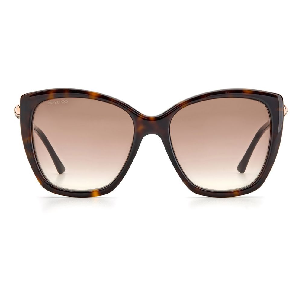 Jimmy Choo Braune Plastiksonnenbrille