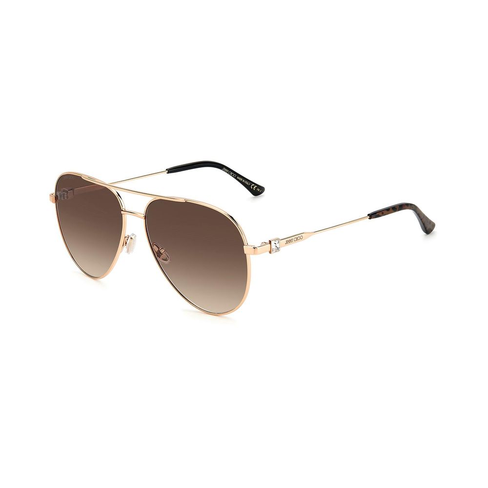 Jimmy Choo Gold Metal Sunglasses