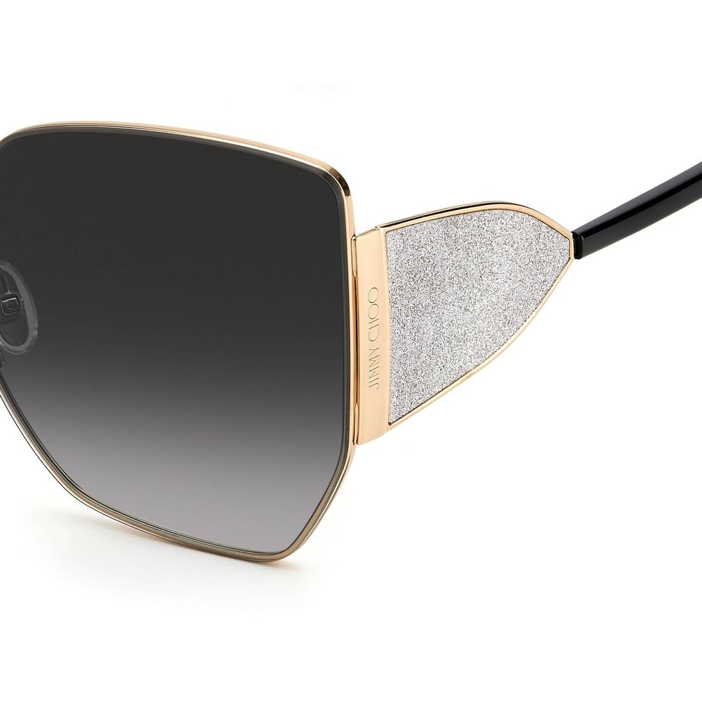 Jimmy Choo Goldene Metall-Sonnenbrille