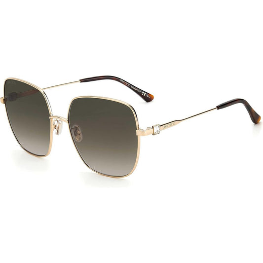 Jimmy Choo Goldene Metall-Sonnenbrille