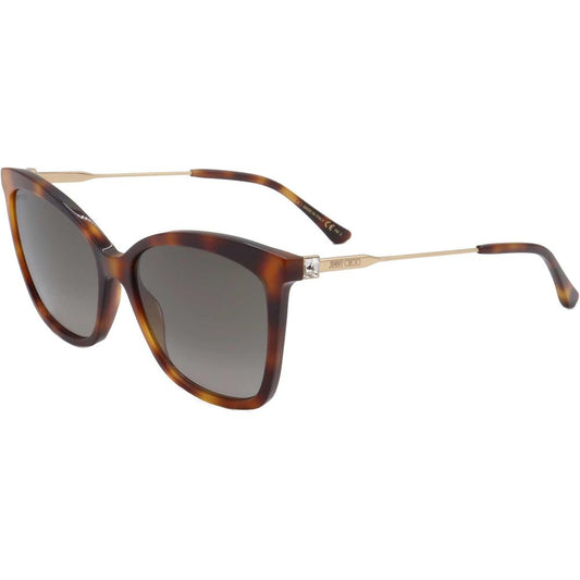 Jimmy Choo Braune Metall-Sonnenbrille