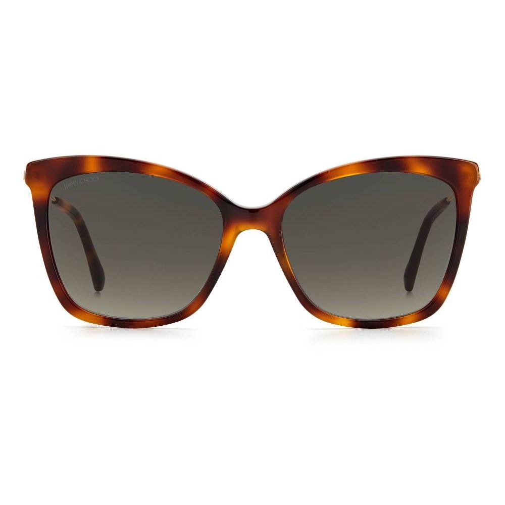 Jimmy Choo Braune Metall-Sonnenbrille