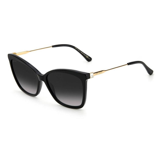 Jimmy Choo Schwarze Metall-Sonnenbrille