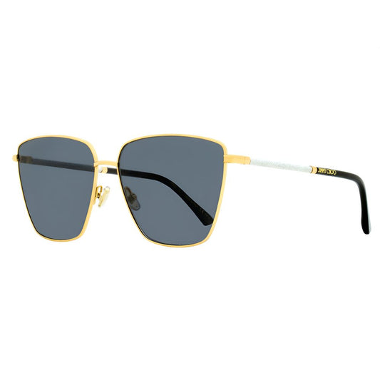 Jimmy Choo Goldene Metall-Sonnenbrille