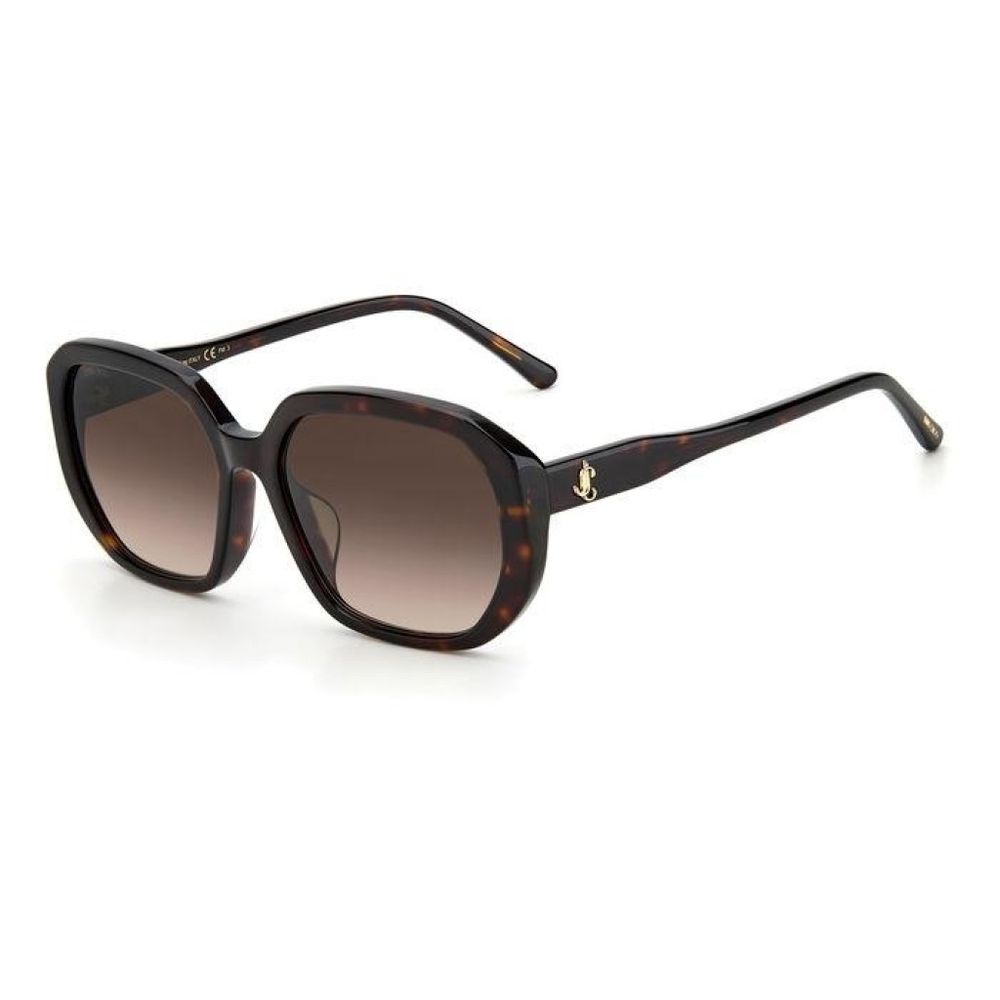 Jimmy Choo Braune Acetat-Sonnenbrille