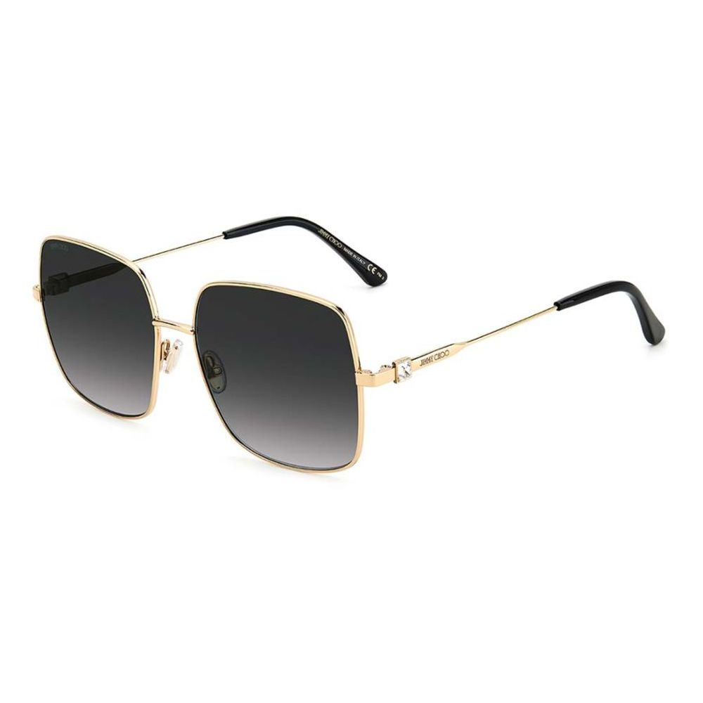 Jimmy Choo Goldene Metall-Sonnenbrille