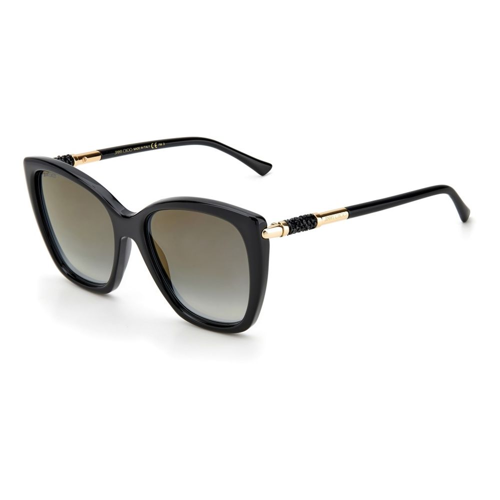 Jimmy Choo Schwarze Plastiksonnenbrille