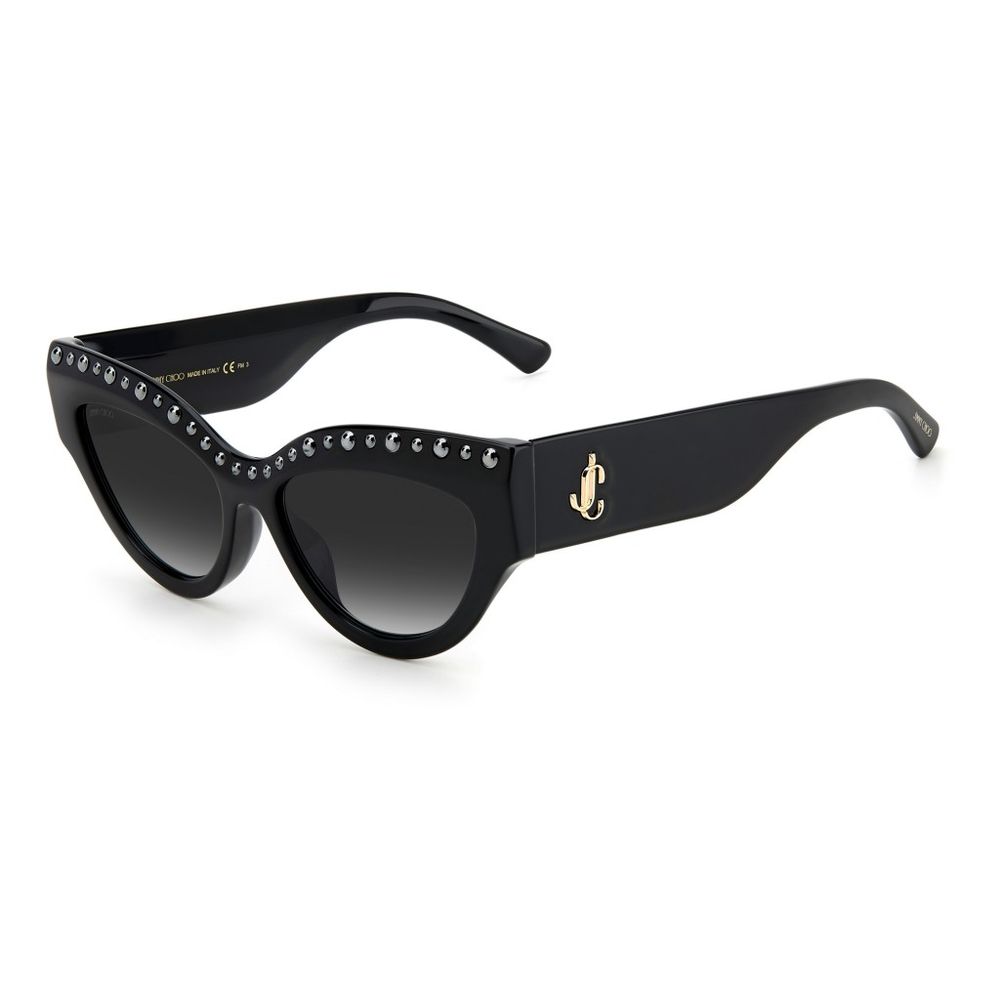 Jimmy Choo Schwarze Acetat-Sonnenbrille