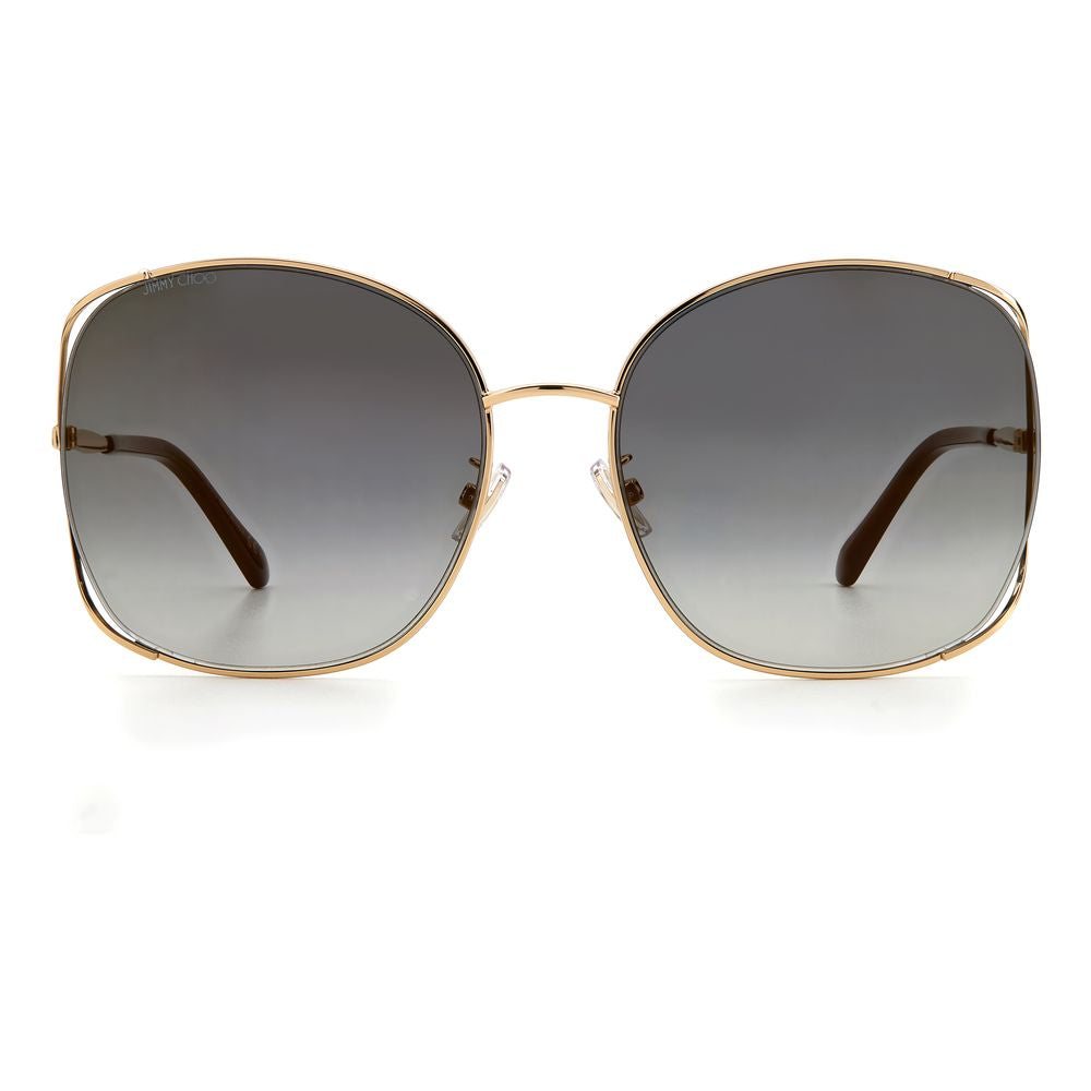 Jimmy Choo Roségoldene Metall-Sonnenbrille