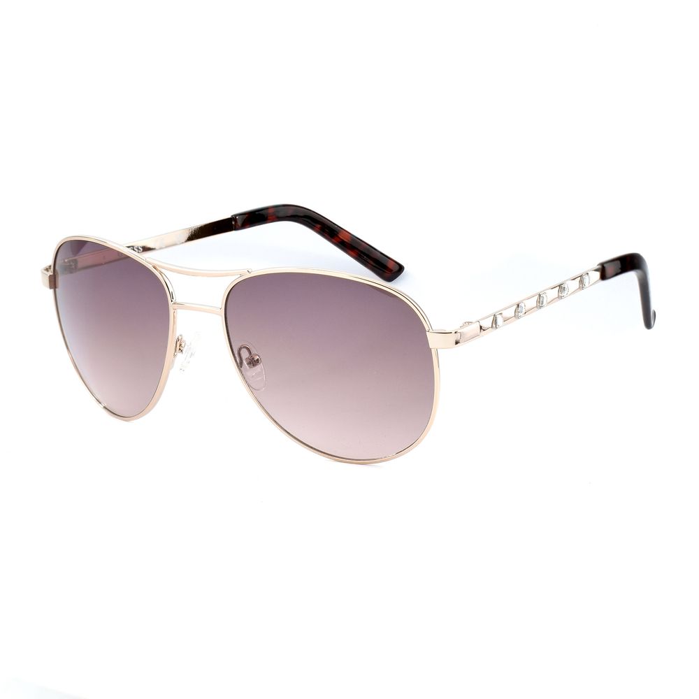 Guess Goldfarbene Metall-Sonnenbrille