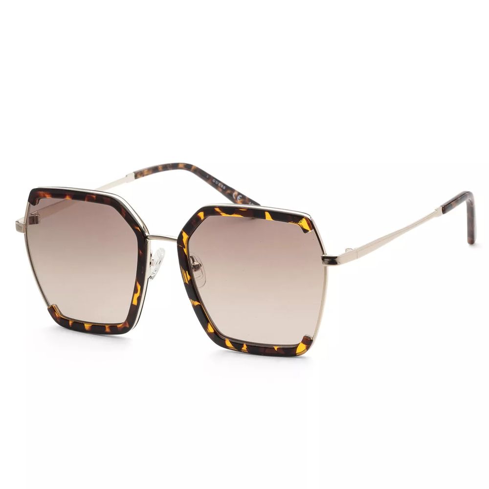 Guess Braune Metall-Sonnenbrille