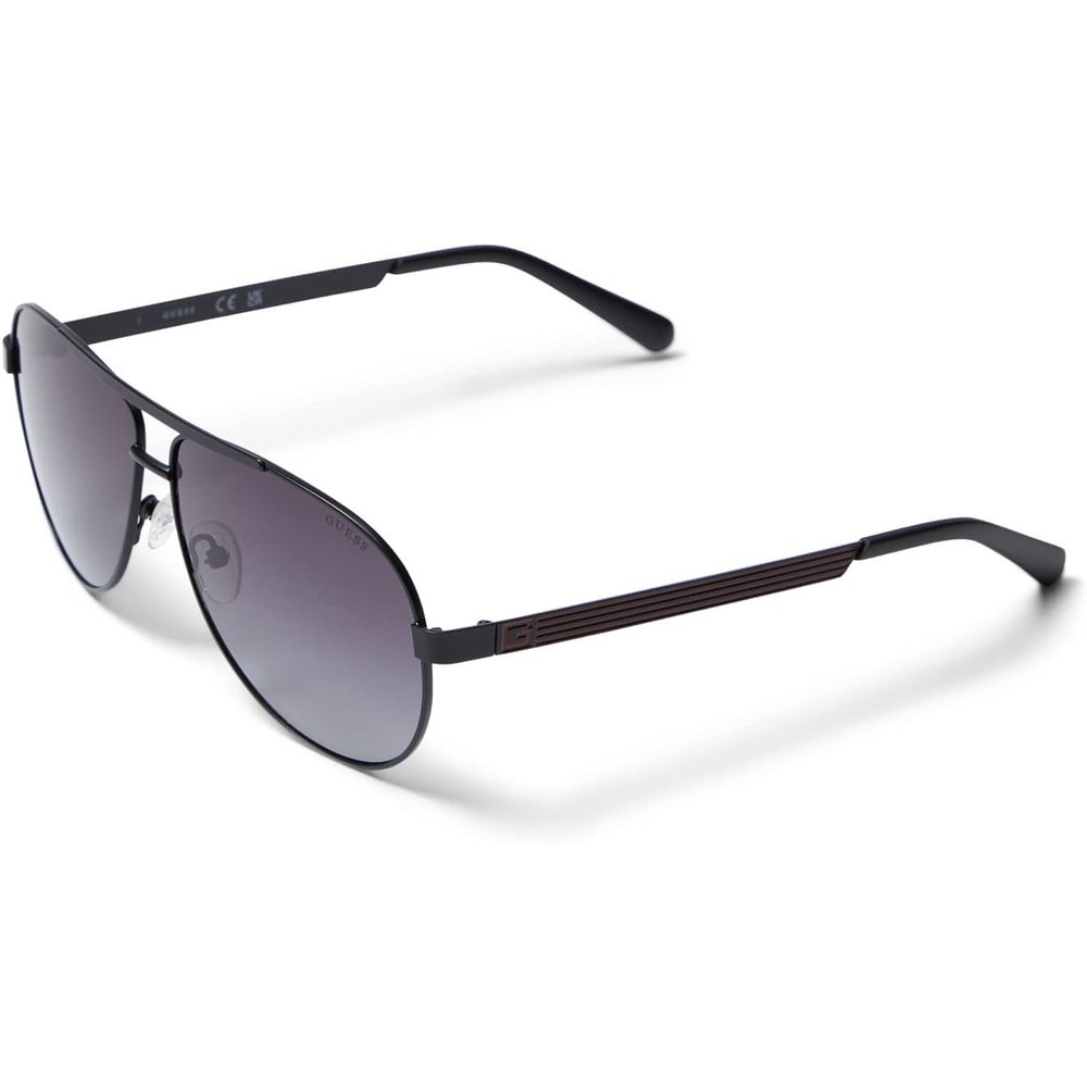 Guess Schwarze Metall-Sonnenbrille