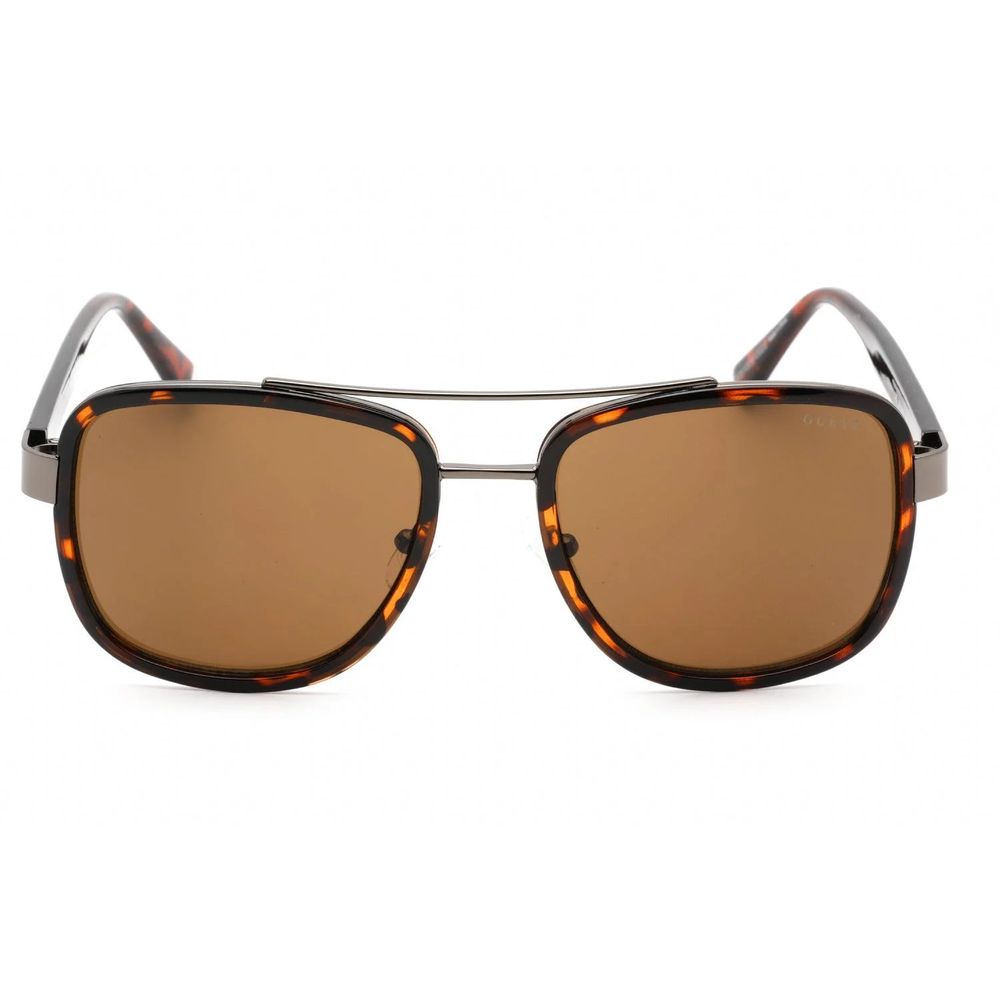 Guess Braune Metall-Sonnenbrille