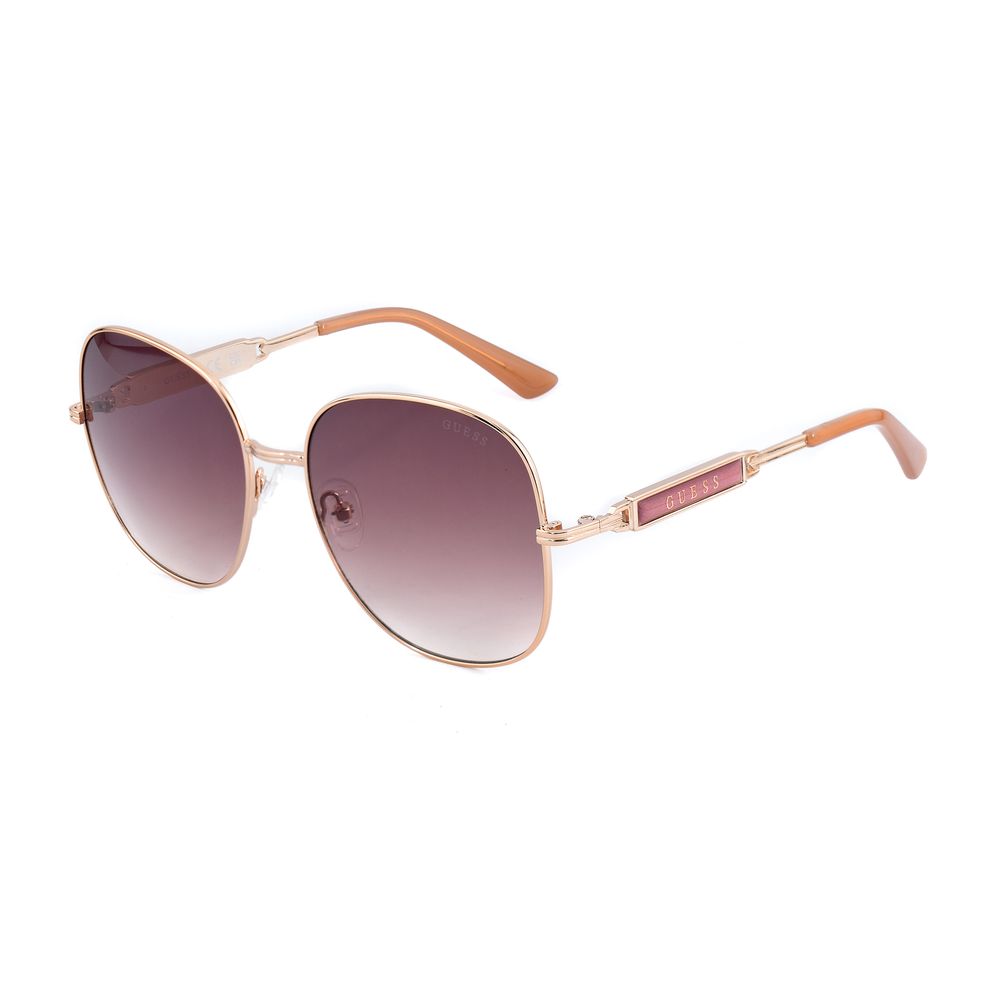 Guess Goldene Metall-Sonnenbrille