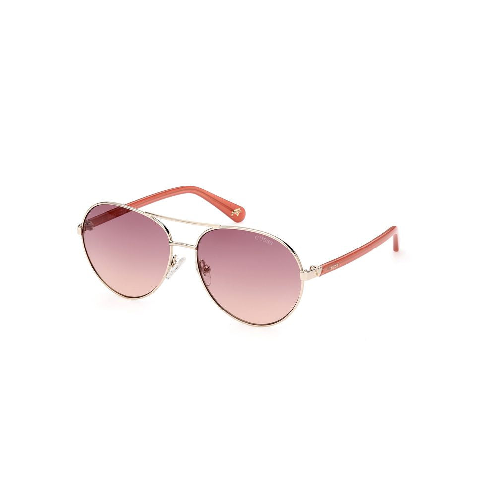 Guess Goldene Metall-Sonnenbrille